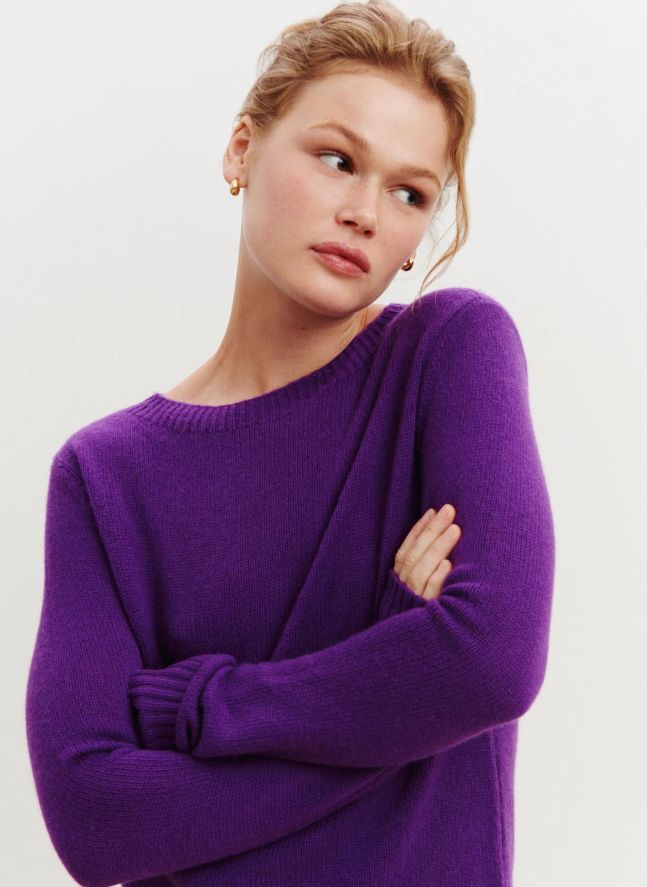 Pull Léa Cachemire | Violet