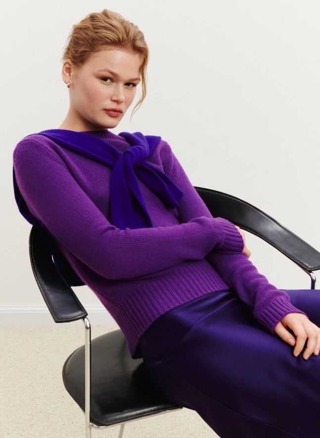 Pull Léa Cachemire | Violet