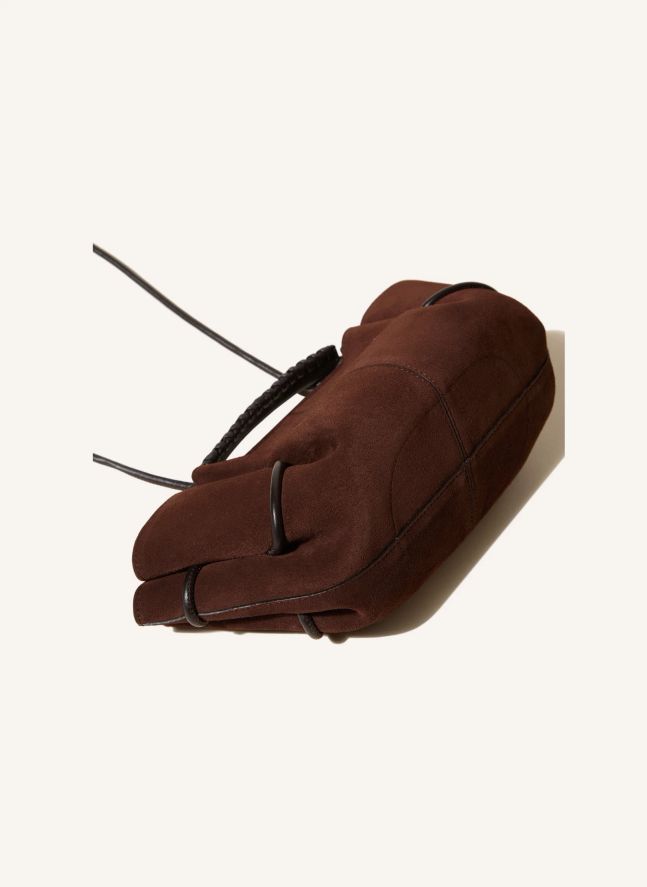 Sac Arta Mini Suède | Marron foncé