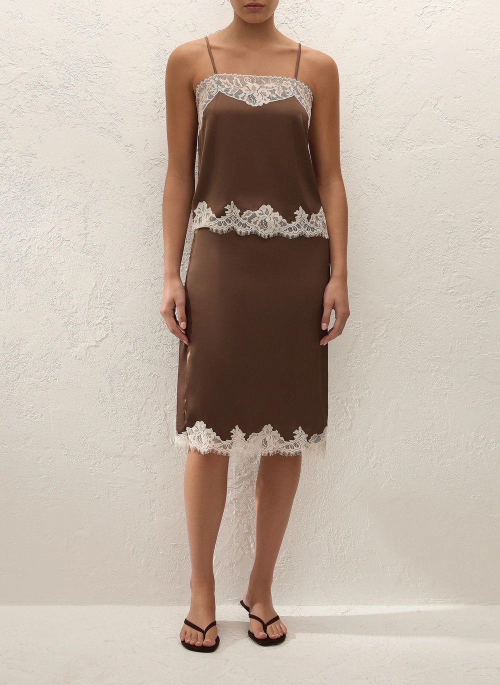 Jupe Marisol | Chocolat- Image produit n°1
