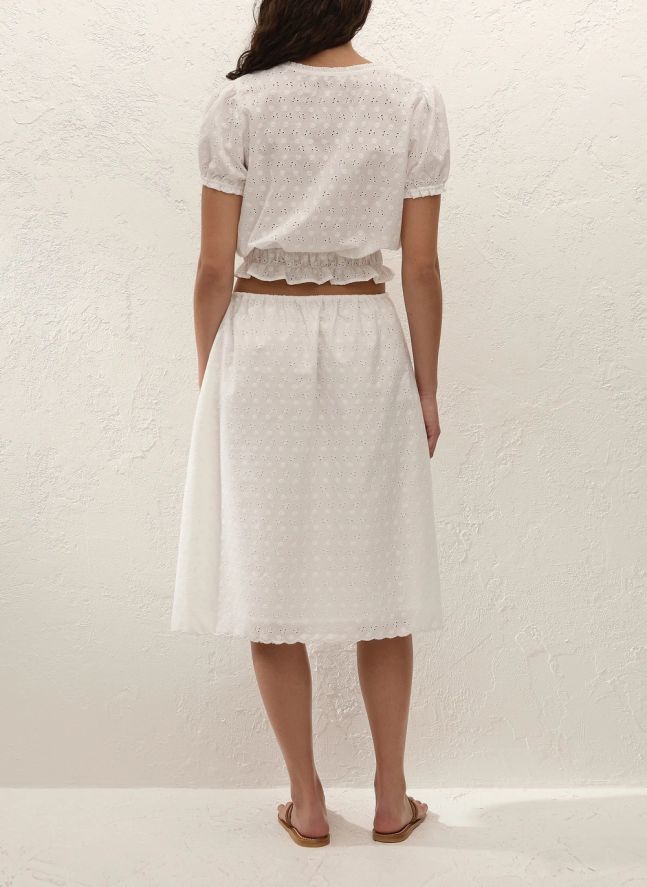 Top Santana Coton | Blanc