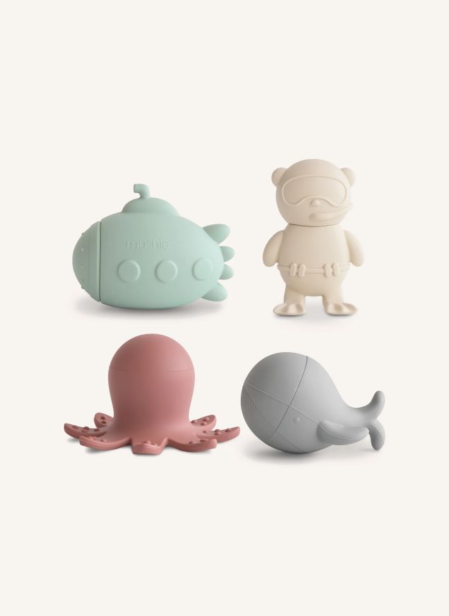 Sealife bath toys - Set of 4