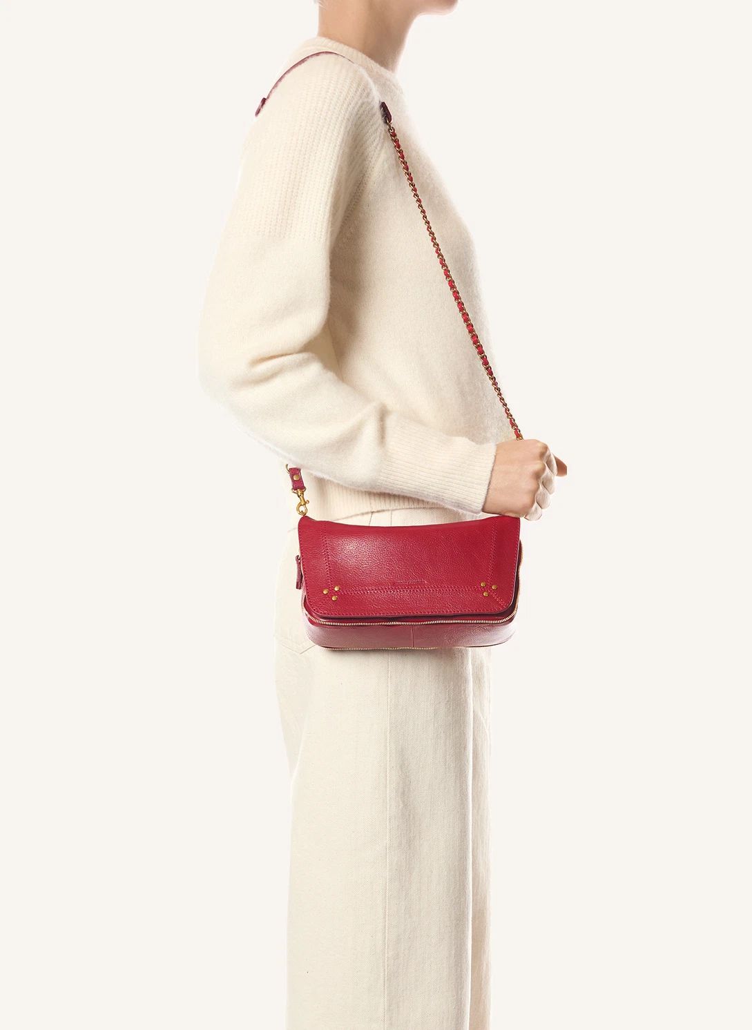 Sac Bobi S Chèvre | Carmin- Image produit n°1