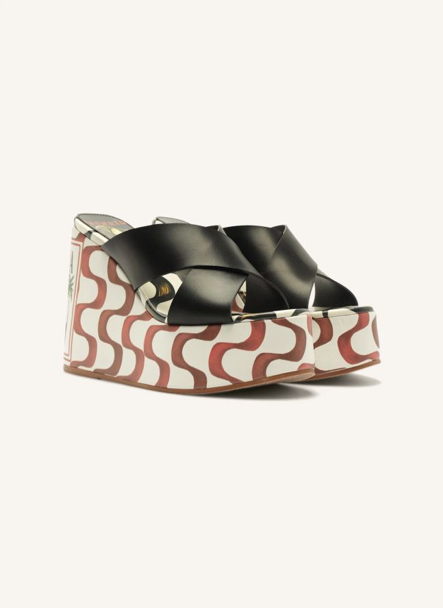 Copacabana Platform Sandals | Black
