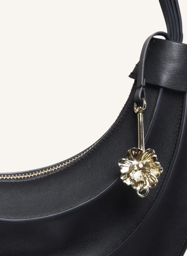 Sac Banana Small Cuir | Noir