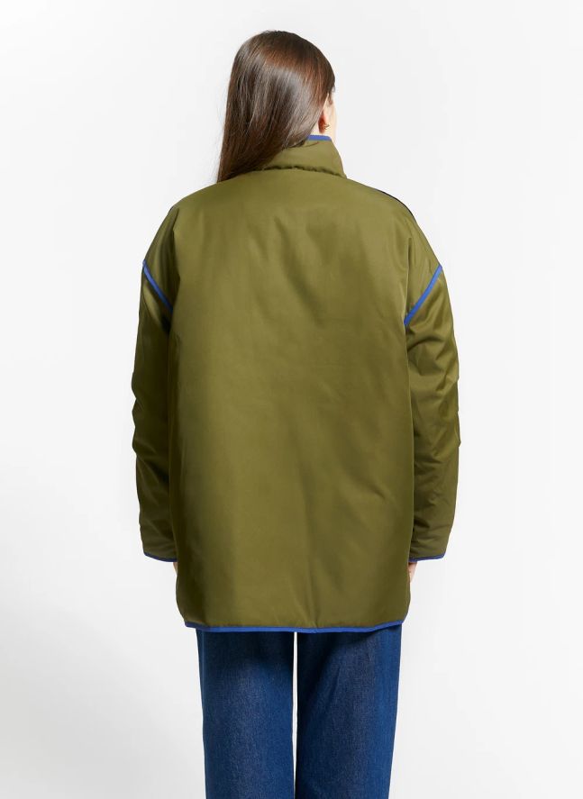 Veste Réversible Warmup | Vert olive
