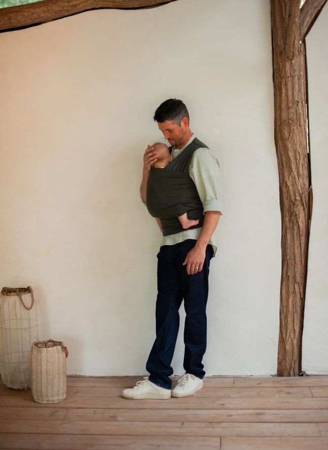 Mochila portabebés Carry&Pack | Verde oliva