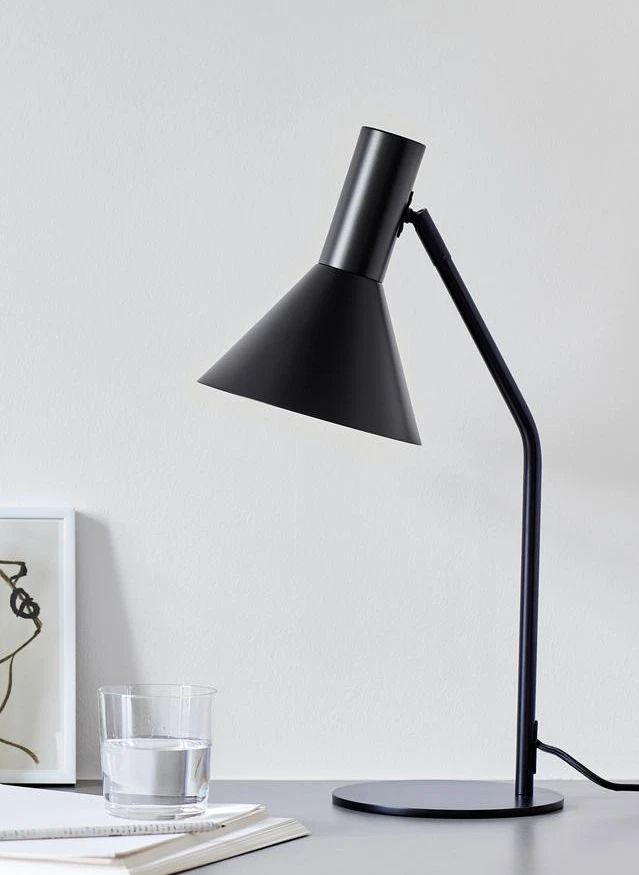 Lampe à poser Lyss, Toni Rie | Noir mat