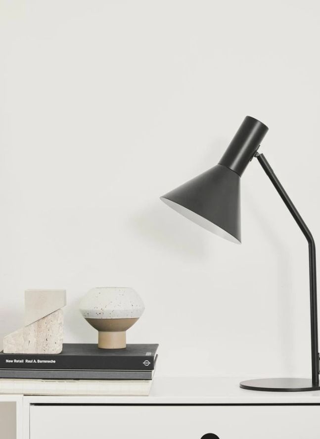 Lampe à poser Lyss, Toni Rie | Noir mat