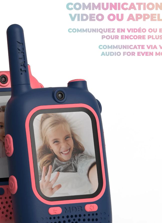 Talkie Walkie vidéo | Bleu marine