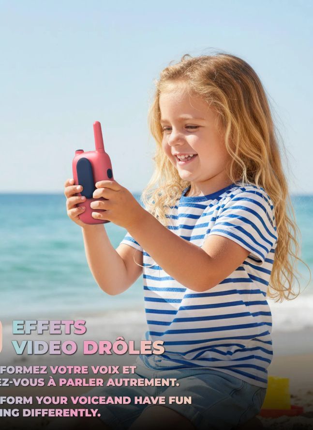 Talkie Walkie vidéo | Bleu marine