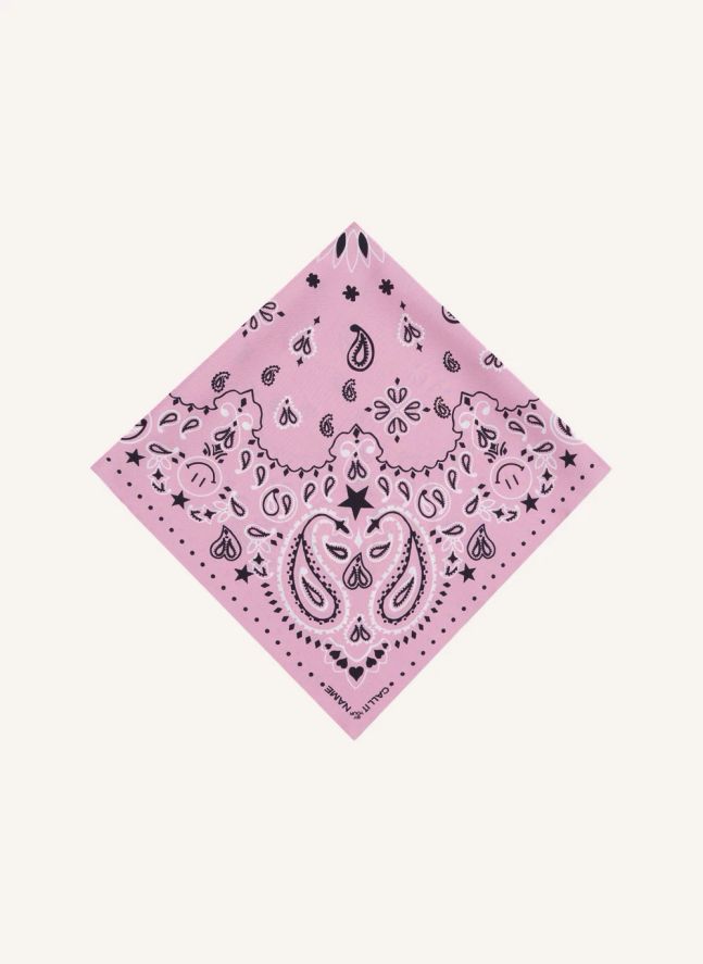 Bandana Small Etoile Soie | Rose