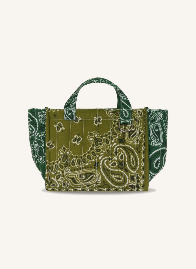 Mini Cabas Trèfle Coton | Vert