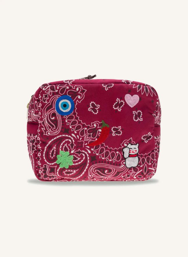 Mini Vanity Multi Emoji Eye Coton | Bordeaux