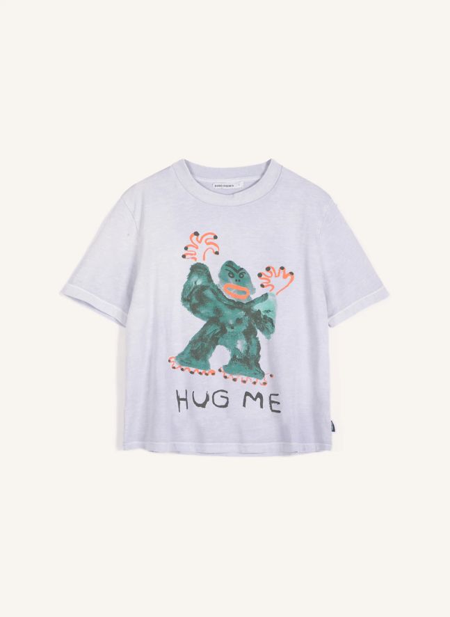 T-shirt Hug Me Coton Bio | Lavande