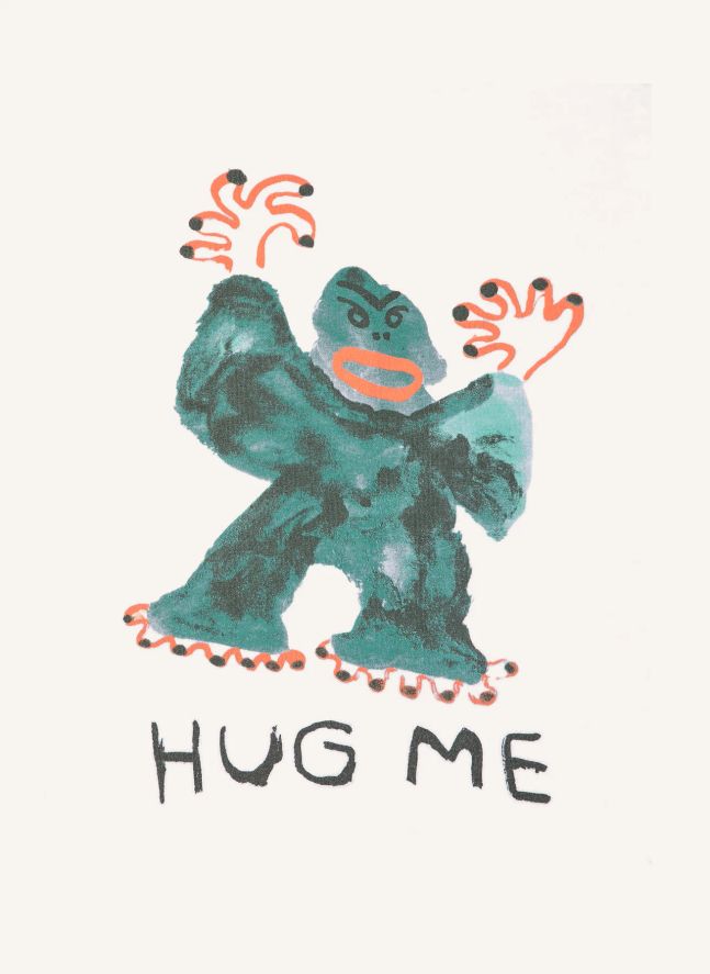 T-shirt Hug Me Coton Bio | Lavande