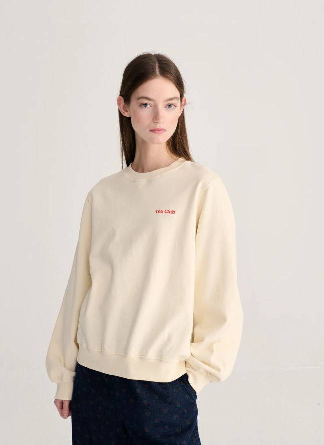 Sweat Monster Mug Coton Bio | Ecru