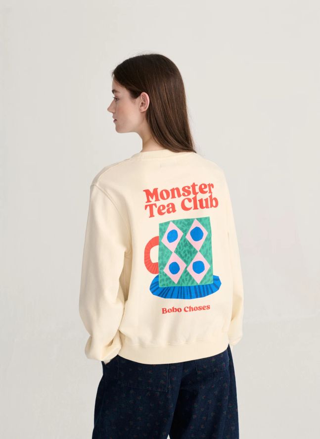 Sweat Monster Mug Coton Bio | Ecru