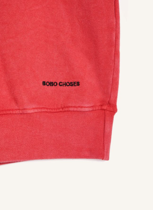 Sweat Hidden Monster Coton Bio | Rouge