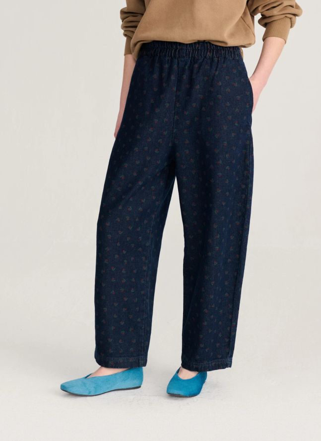 Pantalon Swamp Whirl Coton Bio | Bleu marine