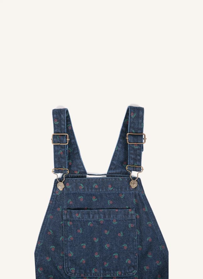 Salopette Swamp Whirl Coton Bio | Bleu marine