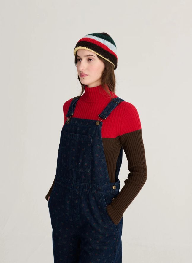 Salopette Swamp Whirl Coton Bio | Bleu marine