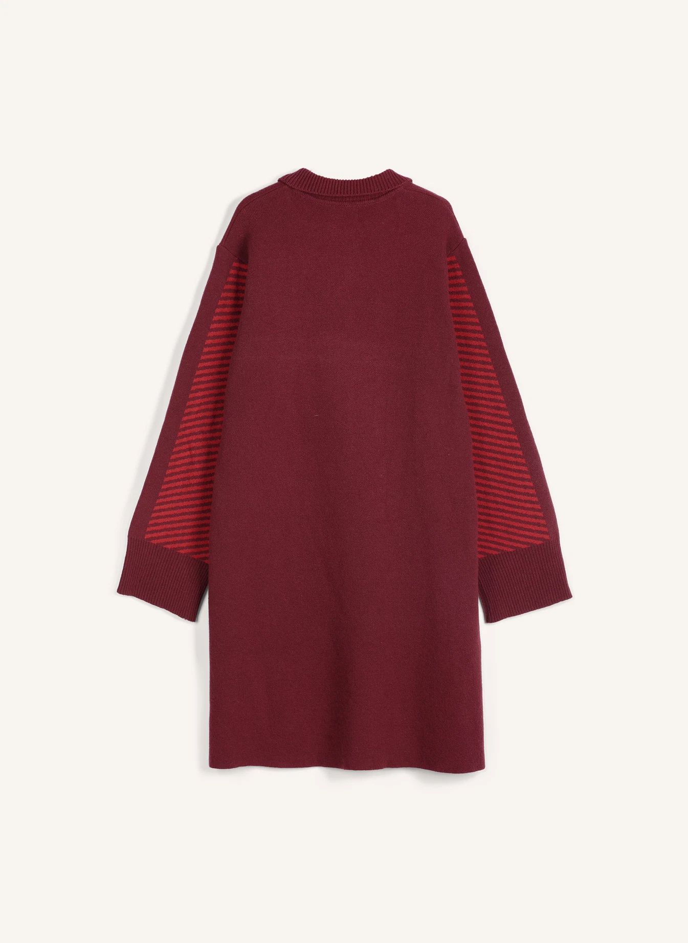 Robe Laine | Rouge- Image produit n°2