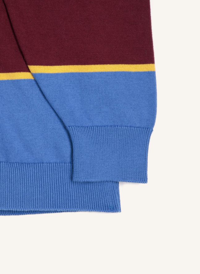 Sweat Polo Coton Bio | Bleu