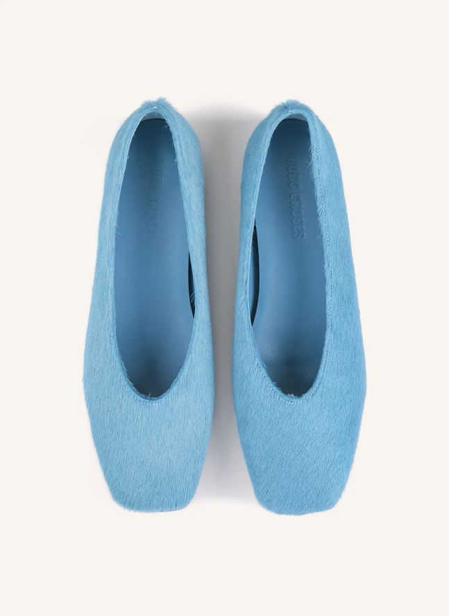 Ballerines Cuir | Bleu de Prusse
