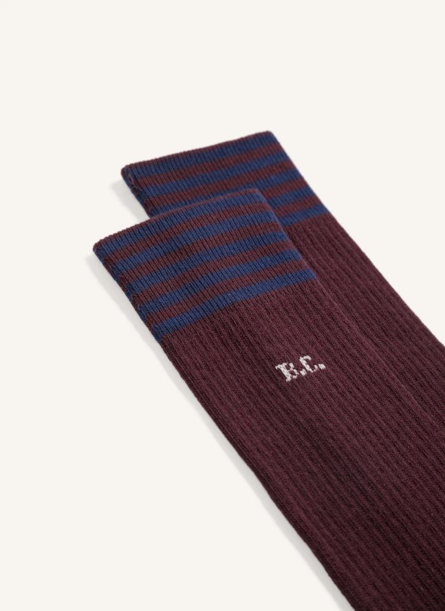 Chaussettes Coton Bio | Bordeaux