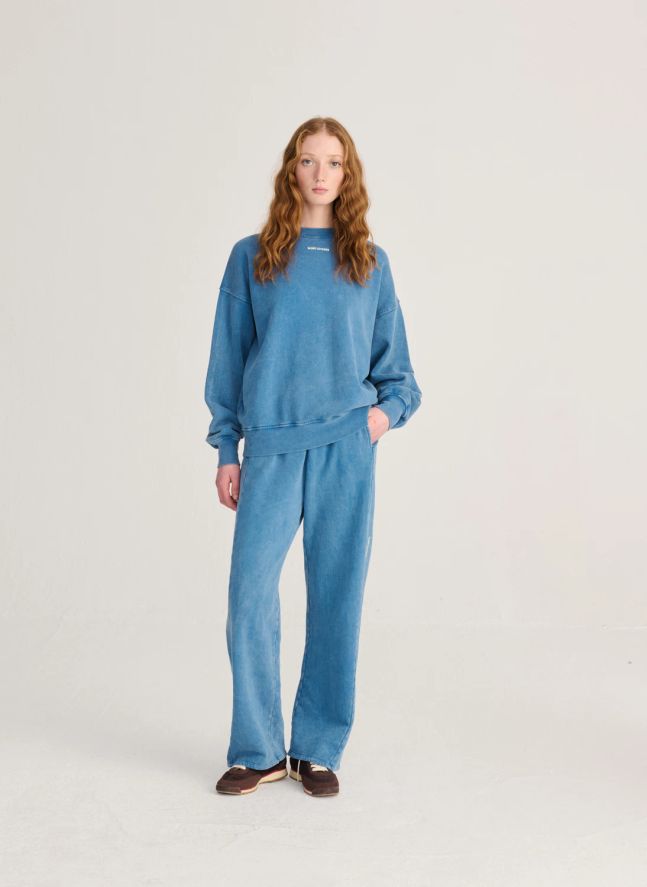 Pantalon Pace Coton Bio | Bleu
