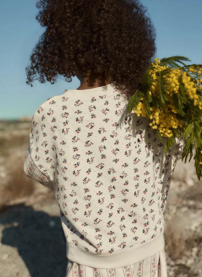 Sweat Rosalia Coton Bio | Crème