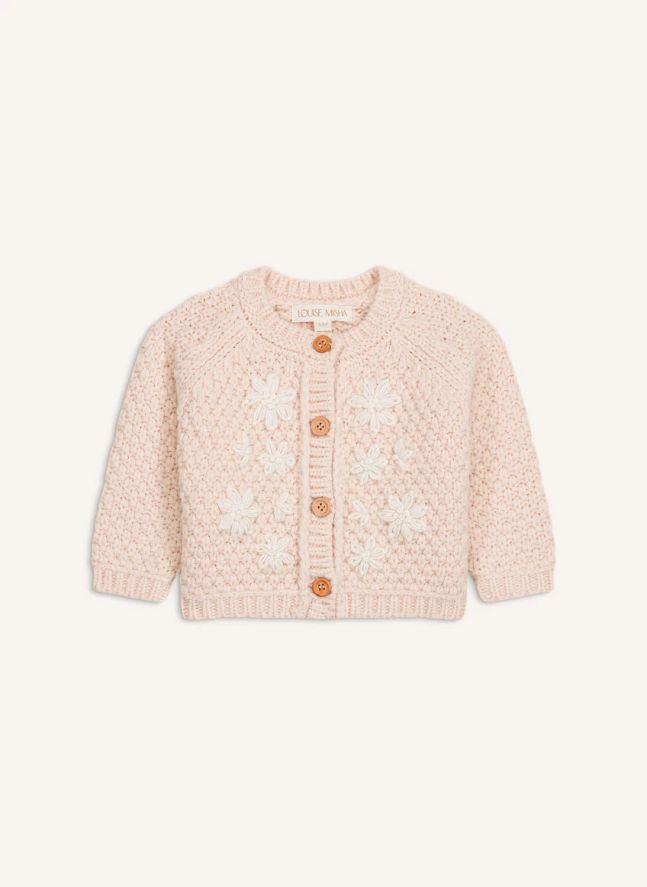Cardigan Yasmine | Rose pâle