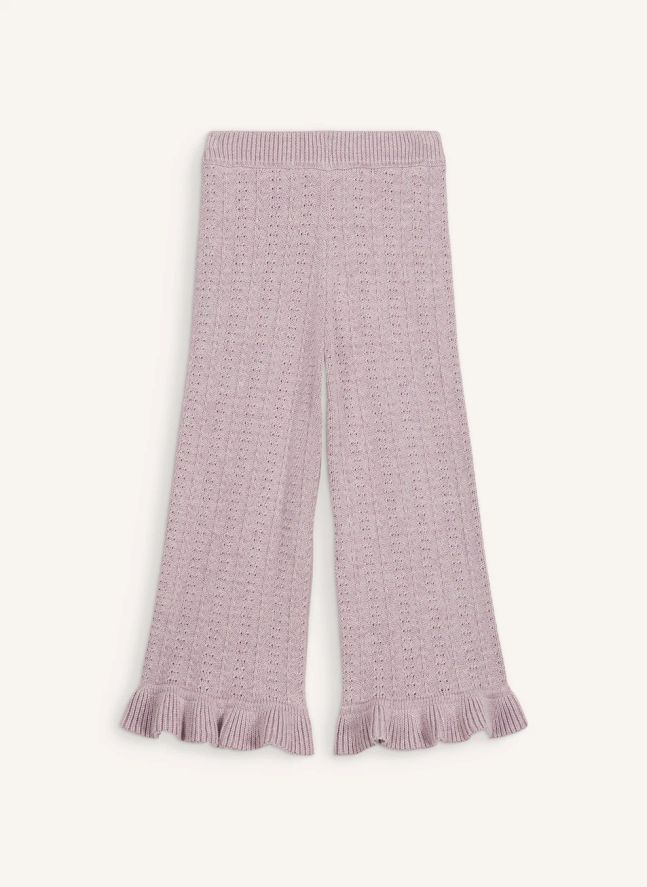 Pantalon Salou Maille | 	Lilas