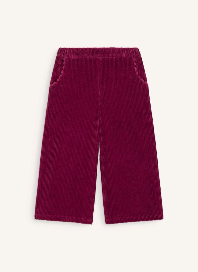 Pantalon Flor Velours Côtelé | Violine