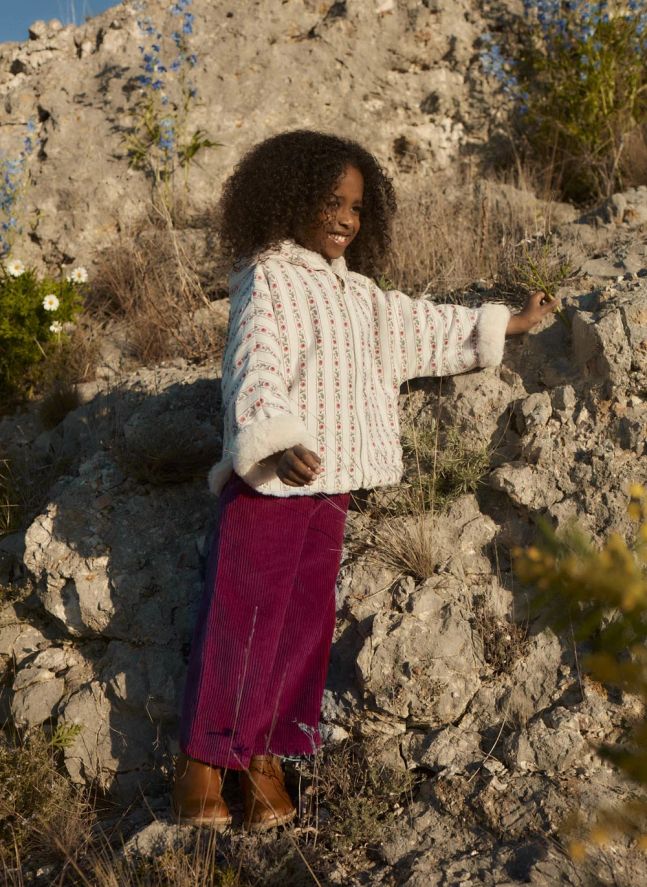 Pantalon Flor Velours Côtelé | Violine