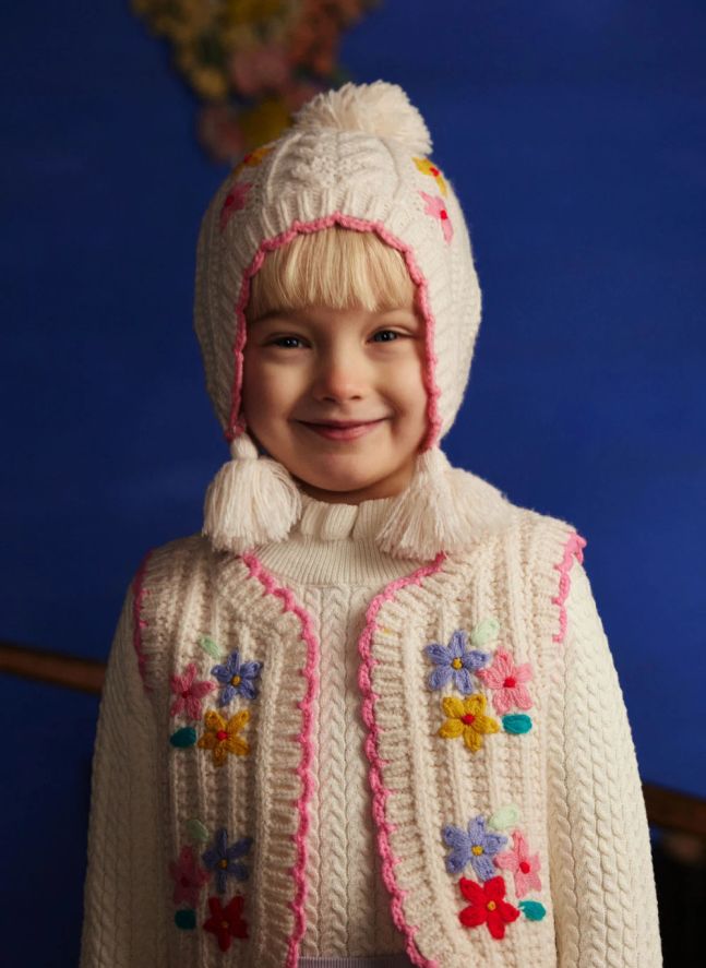 Gilet Sans Manches Yuliyami Laine | Crème