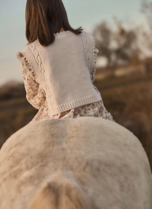 Pull Sans Manches Irina | Crème