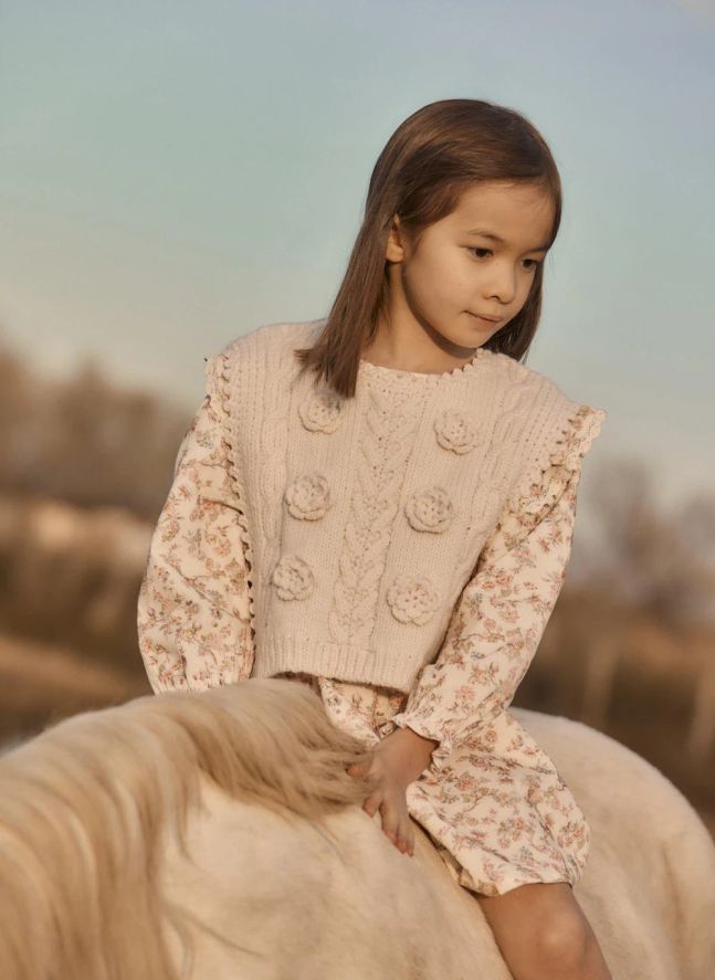 Pull Sans Manches Irina | Crème
