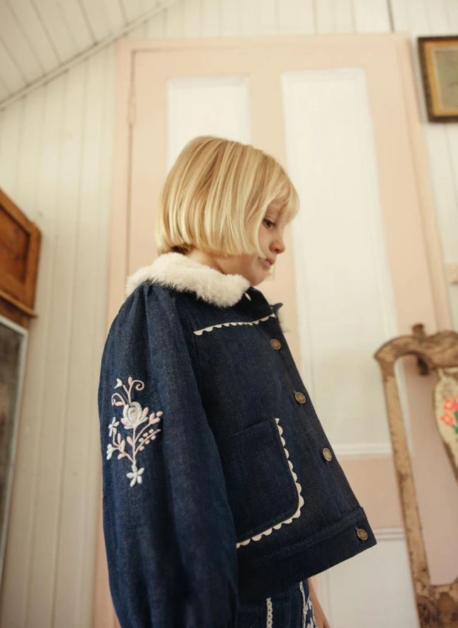 Veste Rafalina Denim | Bleu foncé