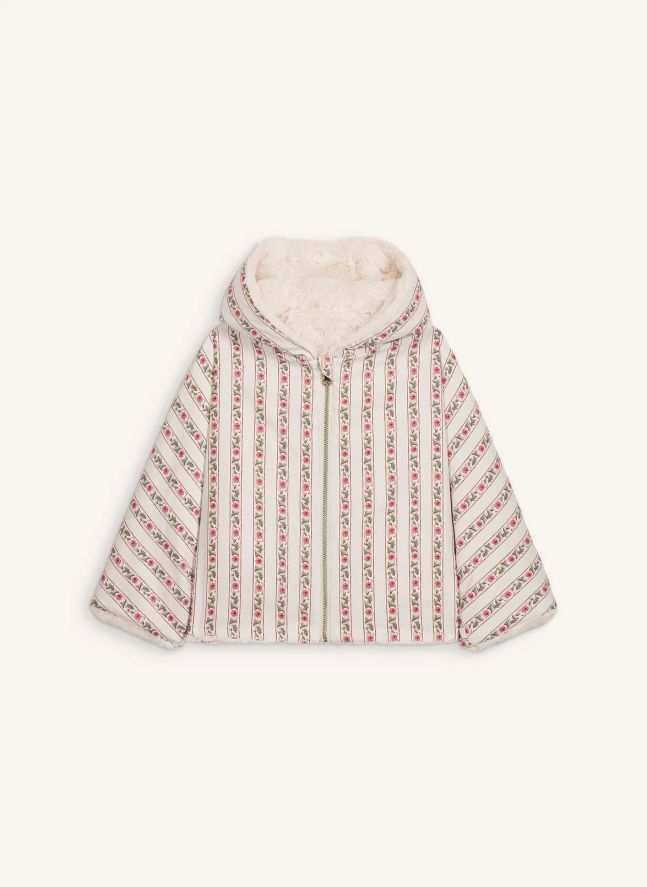 Veste Reversible Façon Fourrure Felvet | Crème