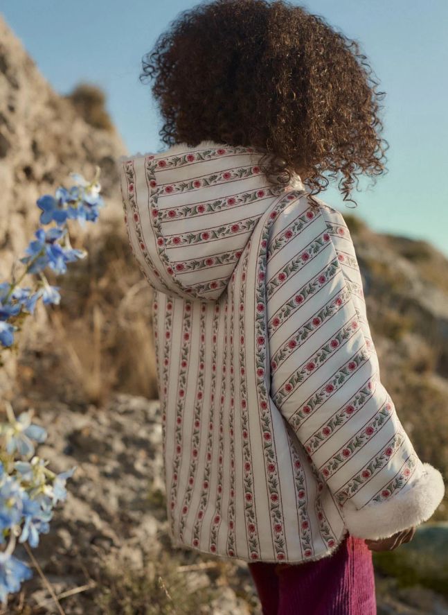 Veste Reversible Façon Fourrure Felvet | Crème