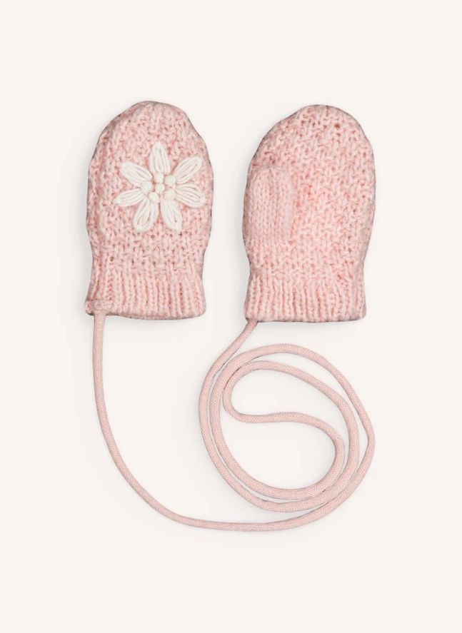 Moufles Ania Laine | Rose