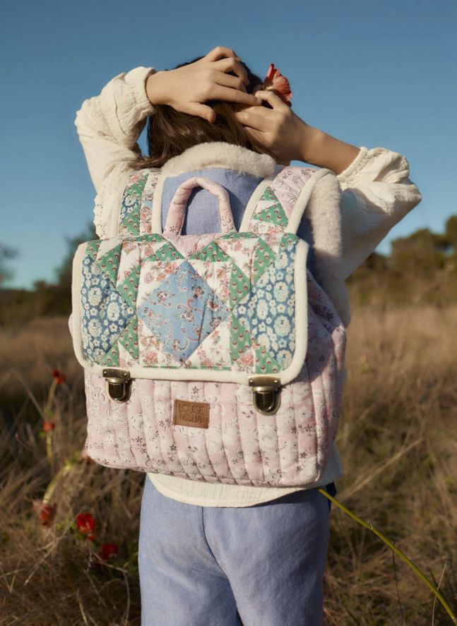 Bolso Tiya Patchwork | Rosa