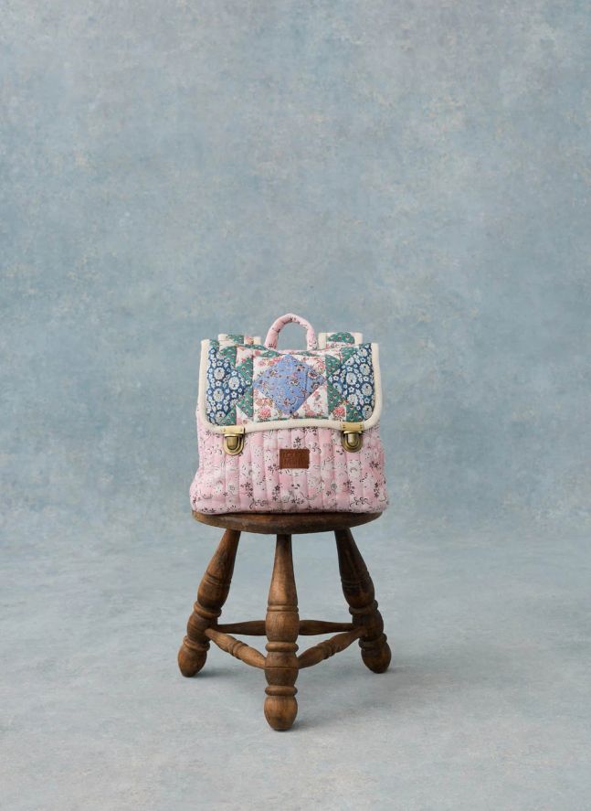 Bolso Tiya Patchwork | Rosa