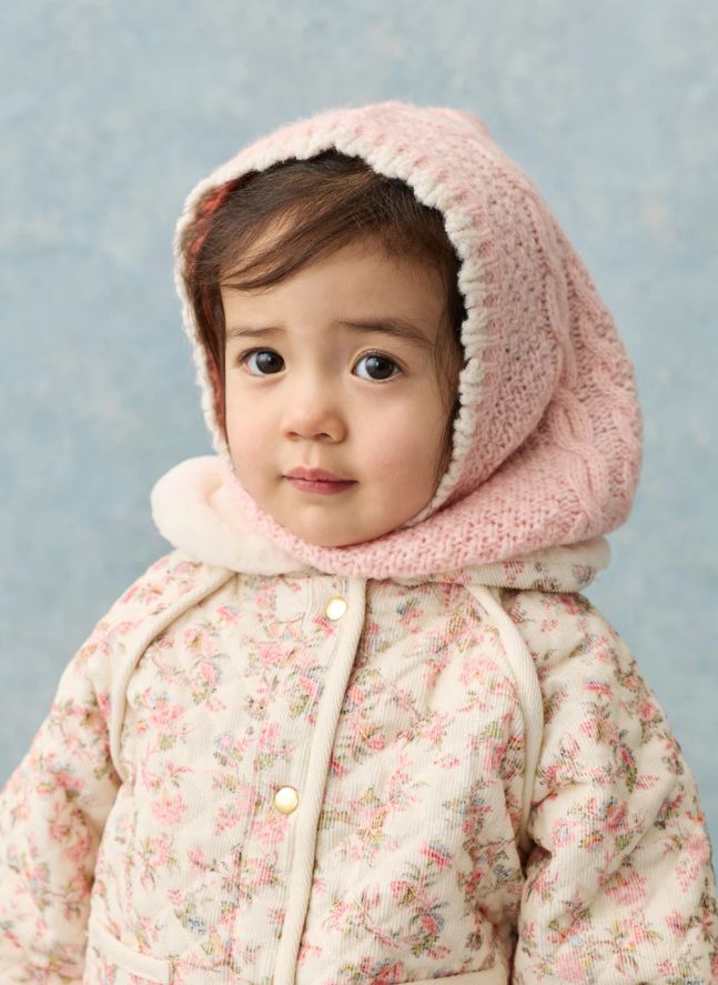 Cagoule Aliouki Laine | Rose