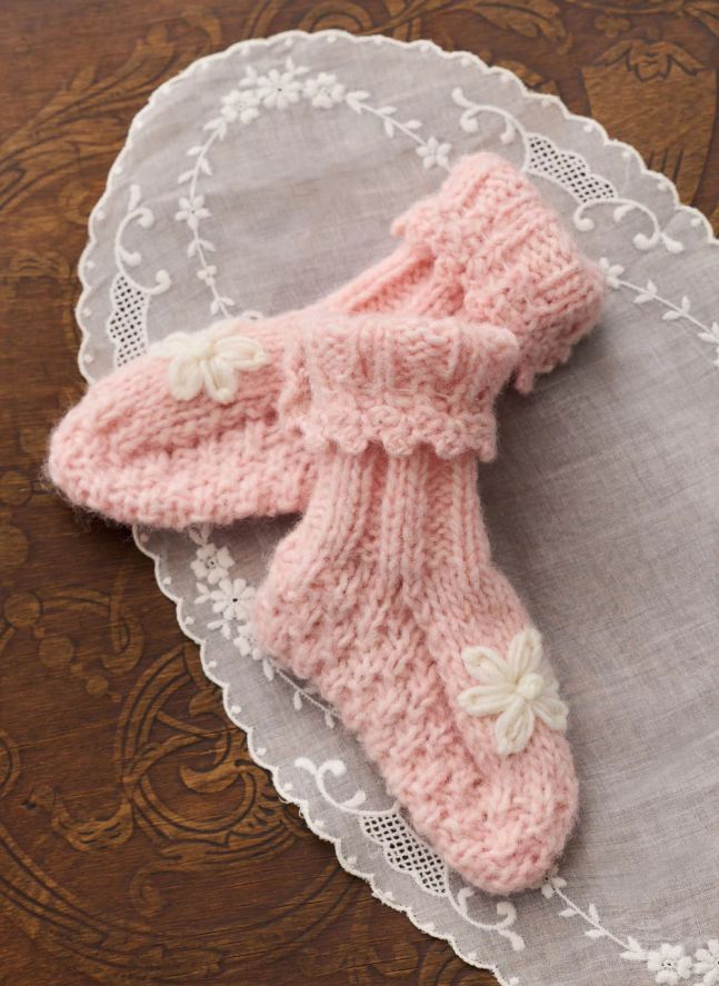 Chaussons Lenito Laine | Rose