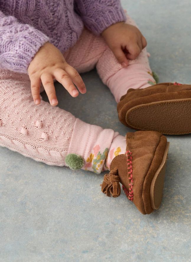 Chaussons Samsam Cuir | Marron