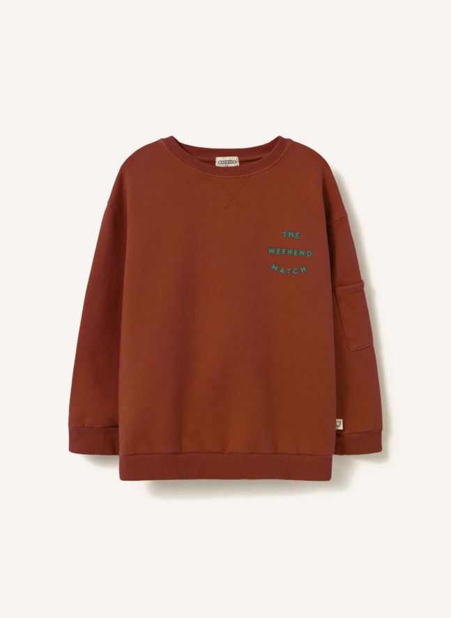 Sweat Adam | Rouge foncé