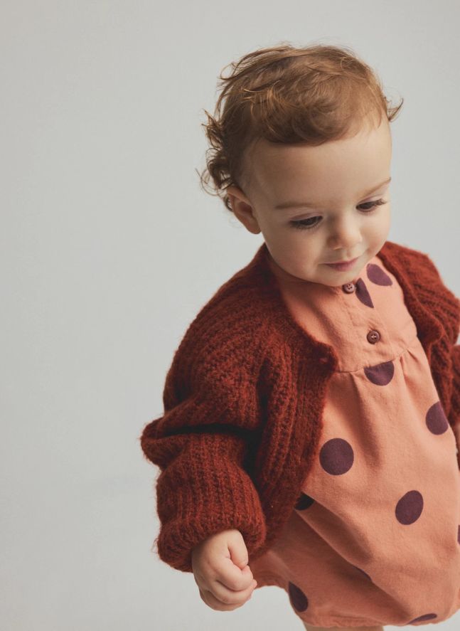 Robe Aroa Pois | Corail